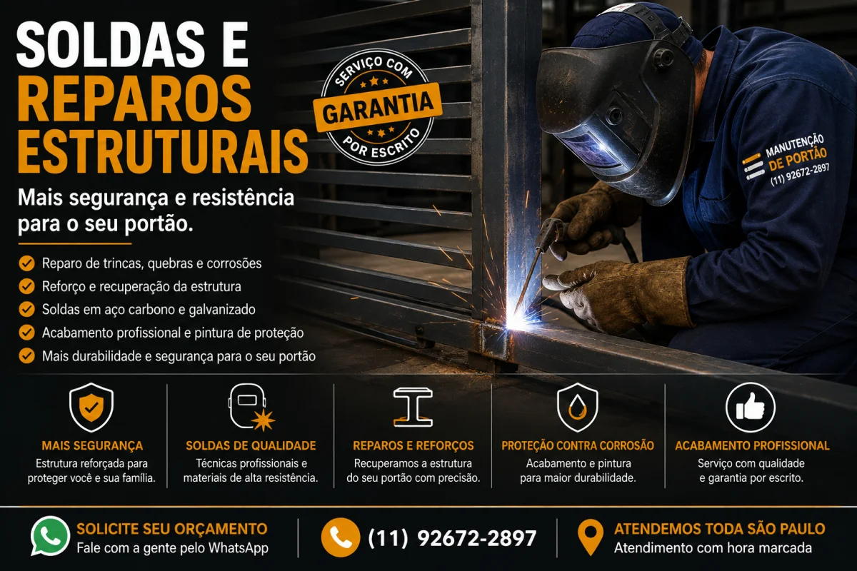 Soldas e Reparos Estruturais em São Paulo